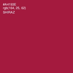 #A4193E - Shiraz Color Image