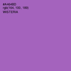 #A464BD - Wisteria Color Image