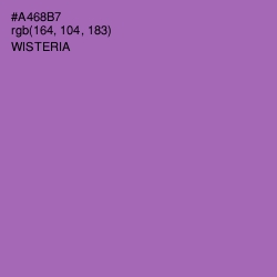 #A468B7 - Wisteria Color Image