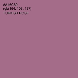 #A46C89 - Turkish Rose Color Image