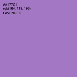#A477C4 - Lavender Color Image