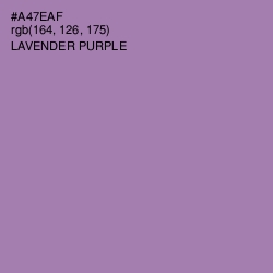 #A47EAF - Lavender Purple Color Image