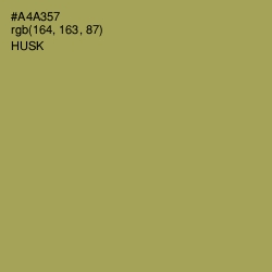 #A4A357 - Husk Color Image
