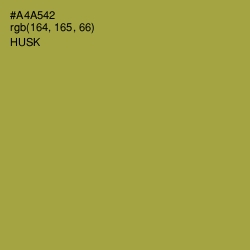 #A4A542 - Husk Color Image