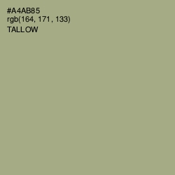 #A4AB85 - Tallow Color Image