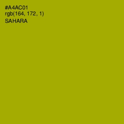 #A4AC01 - Sahara Color Image