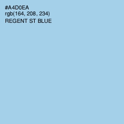 #A4D0EA - Regent St Blue Color Image