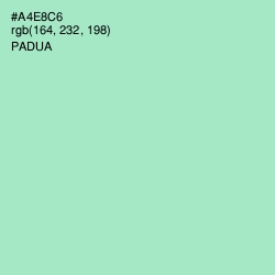 #A4E8C6 - Padua Color Image