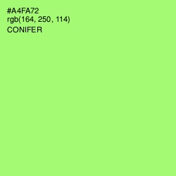 #A4FA72 - Conifer Color Image