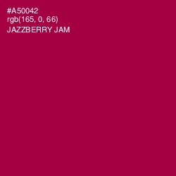 #A50042 - Jazzberry Jam Color Image