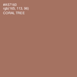 #A57160 - Coral Tree Color Image