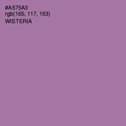 #A575A3 - Wisteria Color Image