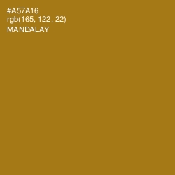 #A57A16 - Mandalay Color Image