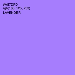#A57DFD - Lavender Color Image