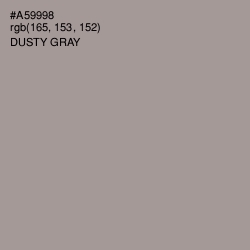 #A59998 - Dusty Gray Color Image