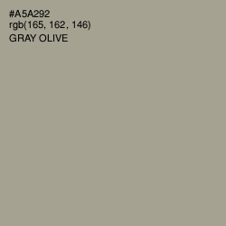 #A5A292 - Gray Olive Color Image