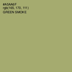 #A5AA6F - Green Smoke Color Image