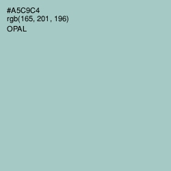 #A5C9C4 - Opal Color Image