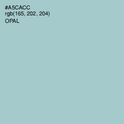 #A5CACC - Opal Color Image