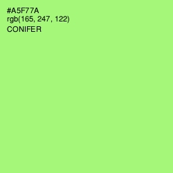 #A5F77A - Conifer Color Image