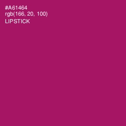 #A61464 - Lipstick Color Image
