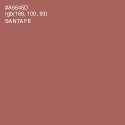 #A6645D - Santa Fe Color Image