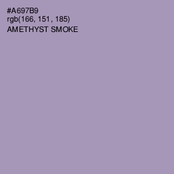 #A697B9 - Amethyst Smoke Color Image