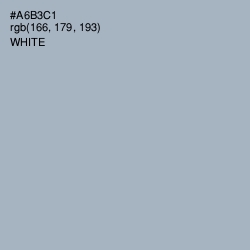 #A6B3C1 - Cadet Blue Color Image
