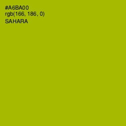 #A6BA00 - Sahara Color Image