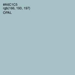 #A6C1C5 - Opal Color Image