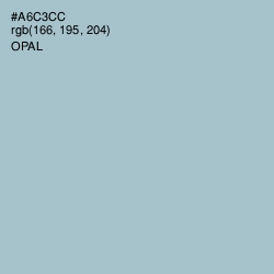#A6C3CC - Opal Color Image