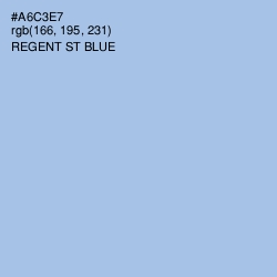 #A6C3E7 - Regent St Blue Color Image