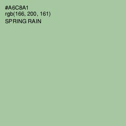 #A6C8A1 - Spring Rain Color Image