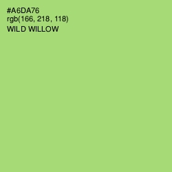 #A6DA76 - Wild Willow Color Image