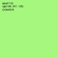 #A6F77D - Conifer Color Image
