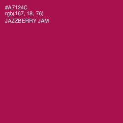 #A7124C - Jazzberry Jam Color Image