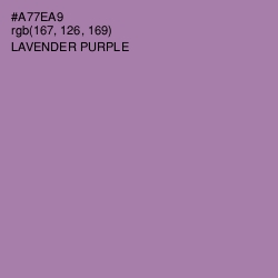 #A77EA9 - Lavender Purple Color Image