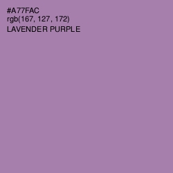 #A77FAC - Lavender Purple Color Image