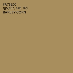 #A78E5C - Barley Corn Color Image