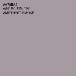 #A79BA2 - Amethyst Smoke Color Image