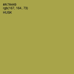 #A7A449 - Husk Color Image