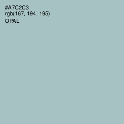 #A7C2C3 - Opal Color Image