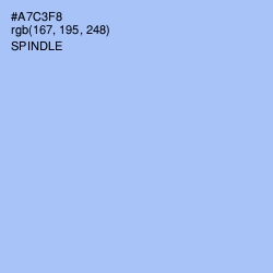 #A7C3F8 - Spindle Color Image