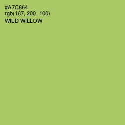 #A7C864 - Wild Willow Color Image
