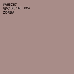 #A88C87 - Zorba Color Image