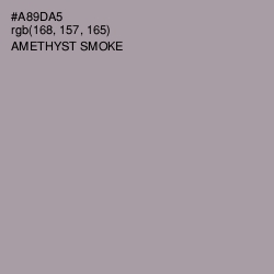 #A89DA5 - Amethyst Smoke Color Image