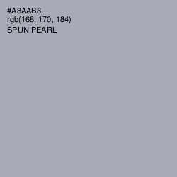 #A8AAB8 - Spun Pearl Color Image