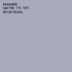 #A8AABB - Spun Pearl Color Image