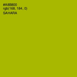 #A8B800 - Sahara Color Image