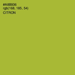 #A8B936 - Citron Color Image